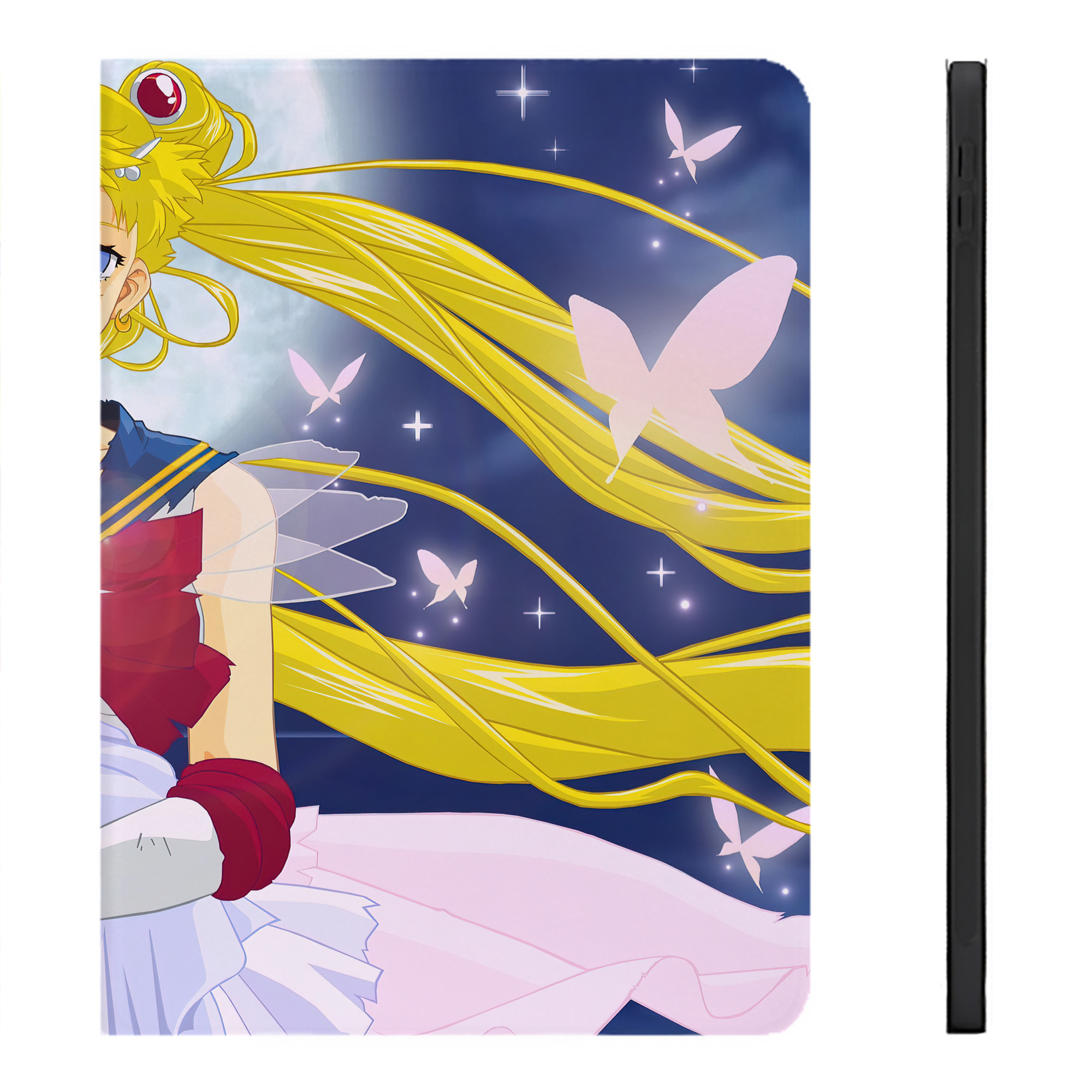 （画像用） 美少女戦士セーラームーン Sailor Moon IPadケース ペンホルダー付き ブックスタイルデザイン